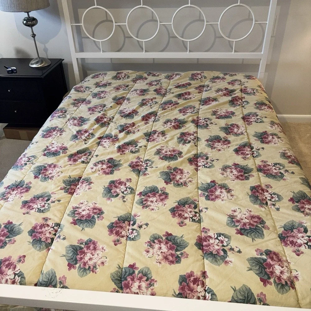 Ralph Lauren Parsonage Floral Queen Full Comforter French Country Cottage 94x96